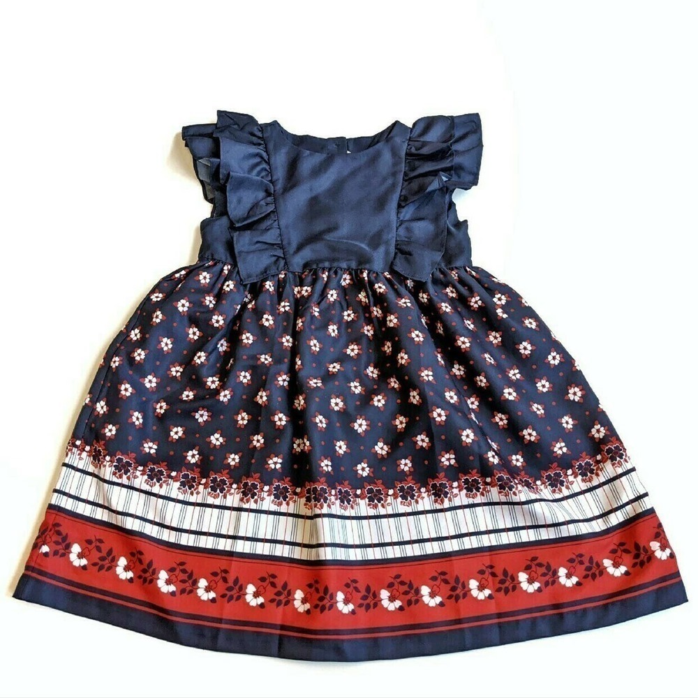 Satin Ruffle Dress Janie Jack